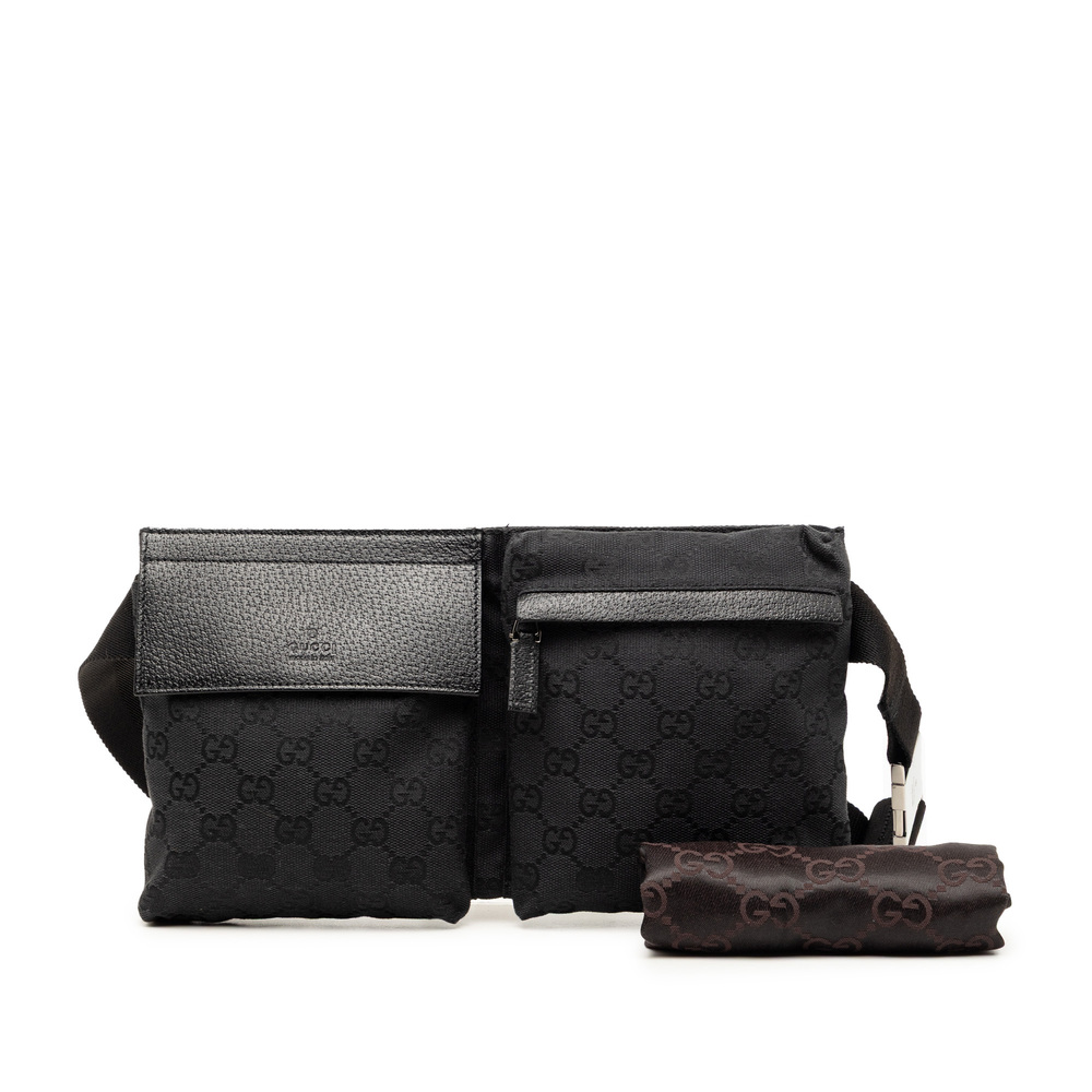 Pre-Loved Gucci GG Canvas Double Pocket Belt Bag - Picture 10 of 10